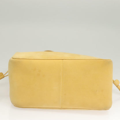Salvatore Ferragamo Vintage Tote bag Suede, YELLOW, SUEDE, Tote bag