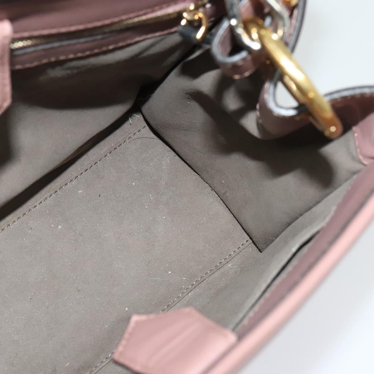 Fendi Runaway Bag Leather, PINK, LEATHER, Handbag