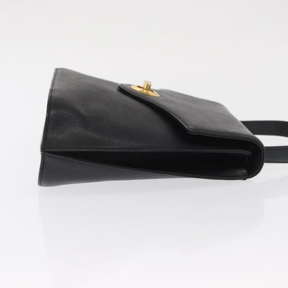Givenchy Vintage Handbag Leather, BLACK, LEATHER, Handbag