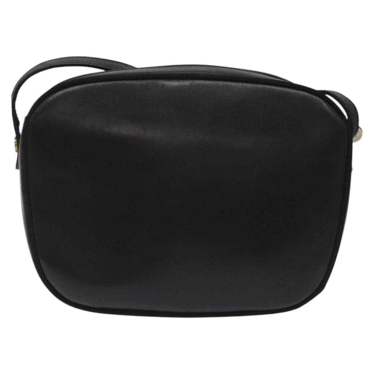Salvatore Ferragamo Vala Shoulder Bag Leather, NAVY, LEATHER, Shoulder bag