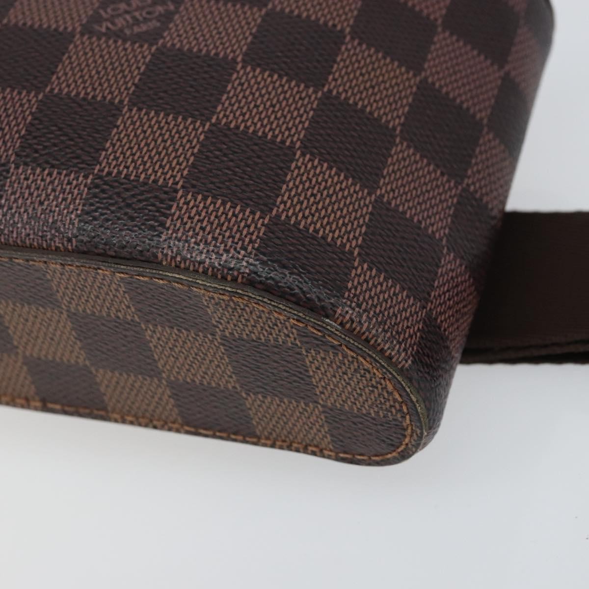 Louis Vuitton Geronimos Waist Bag Damier, BROWN, CANVAS, Clutche & pouche