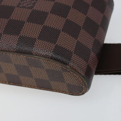 Louis Vuitton Geronimos Waist Bag Damier, BROWN, CANVAS, Clutche & pouche