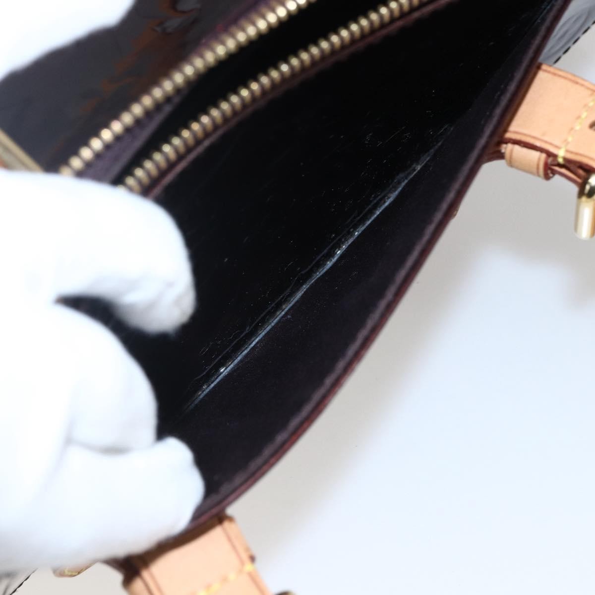 Louis Vuitton Rosewood Avenue Handbag Monogram Vernis, BURGUNDY, PATENT_LEATHER, Shoulder bag