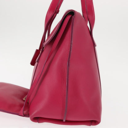 Salvatore Ferragamo Sookie Satchel Leather, PINK, LEATHER, Handbag