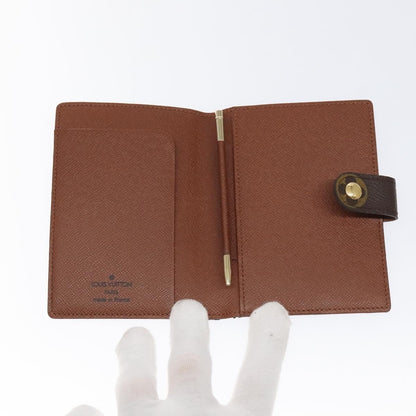 Louis Vuitton Agenda Cover Monogram Canvas, BROWN, CANVAS, Wallets