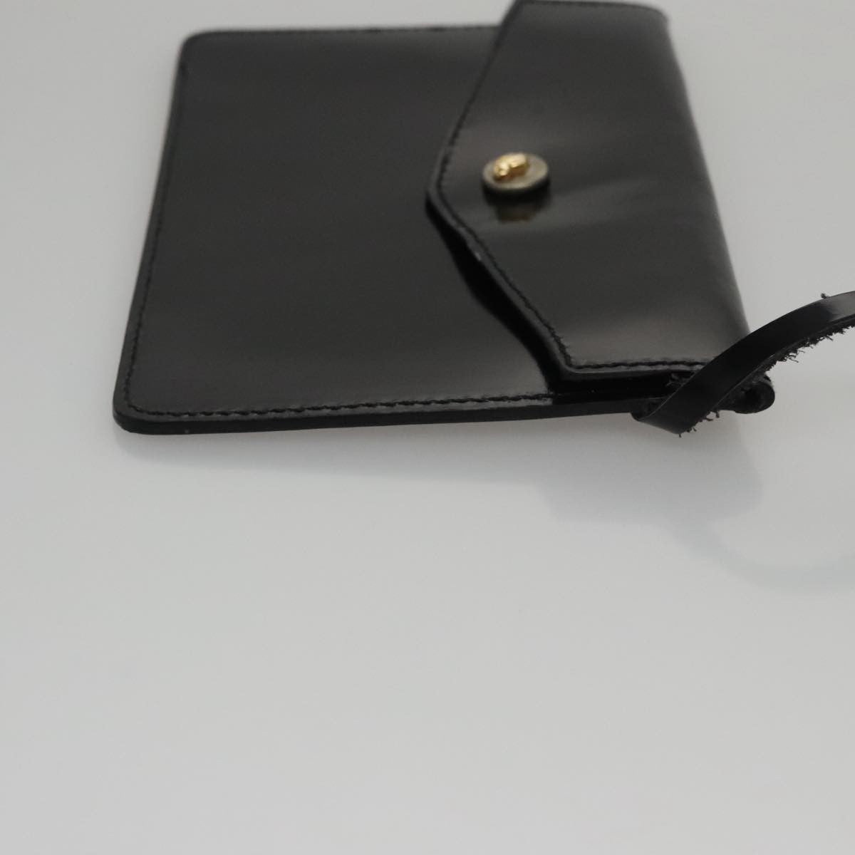 Salvatore Ferragamo Gancini Wristlet Clutch Leather, BLACK, EMERALD, Clutche & pouche