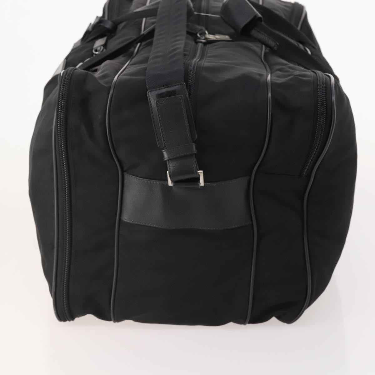 Prada Vintage Boston Bag Nylon, Black, Nylon, Travel Bag