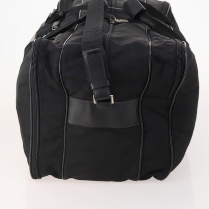 Prada Vintage Boston Bag Nylon, Black, Nylon, Travel Bag