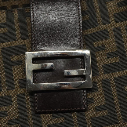 Fendi Zucca Tote bag FF motif, BLACK, CANVAS, Tote bag