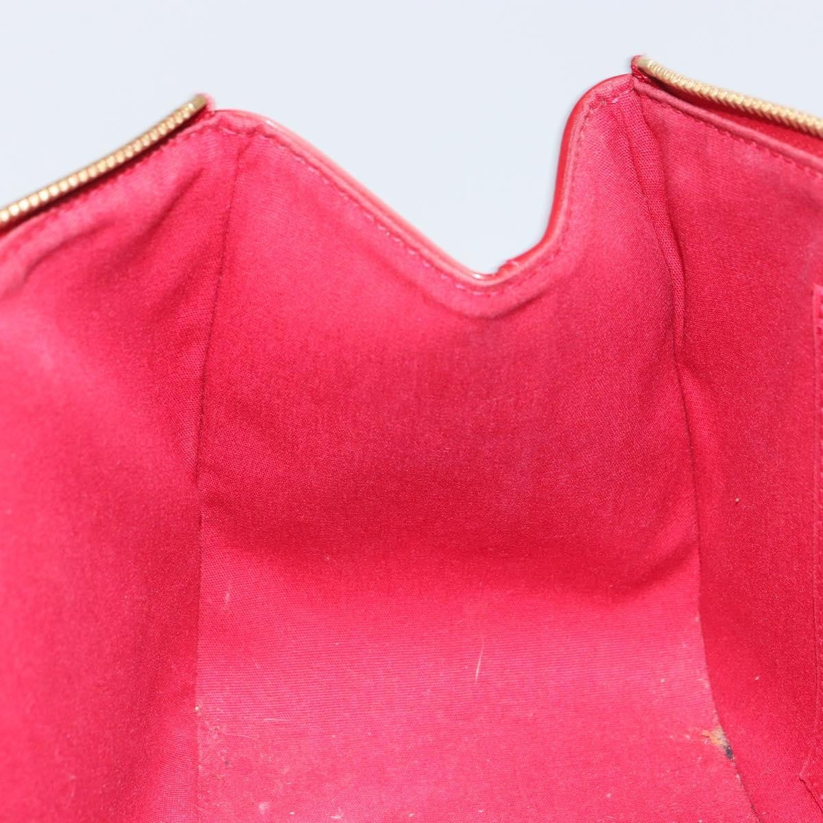 Louis Vuitton Rosewood Avenue Handbag Monogram Vernis, RED, PATENT_LEATHER, Handbag