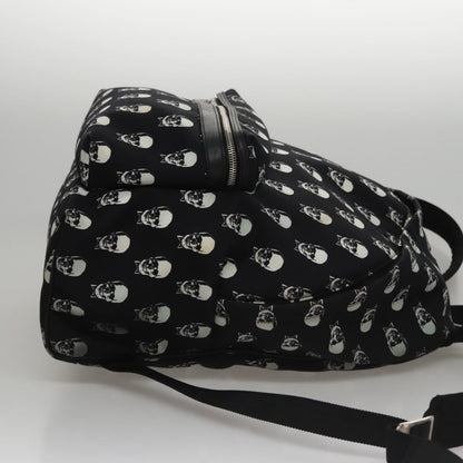 Saint Laurent City Backpack Canvas, BLACK, CANVAS, Backpack