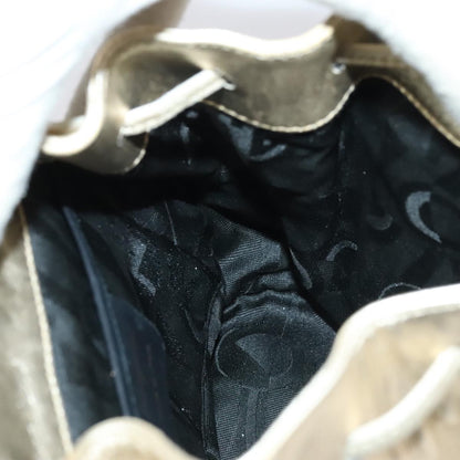 Salvatore Ferragamo Gancini Backpack Leather, GOLD, LEATHER, Backpack