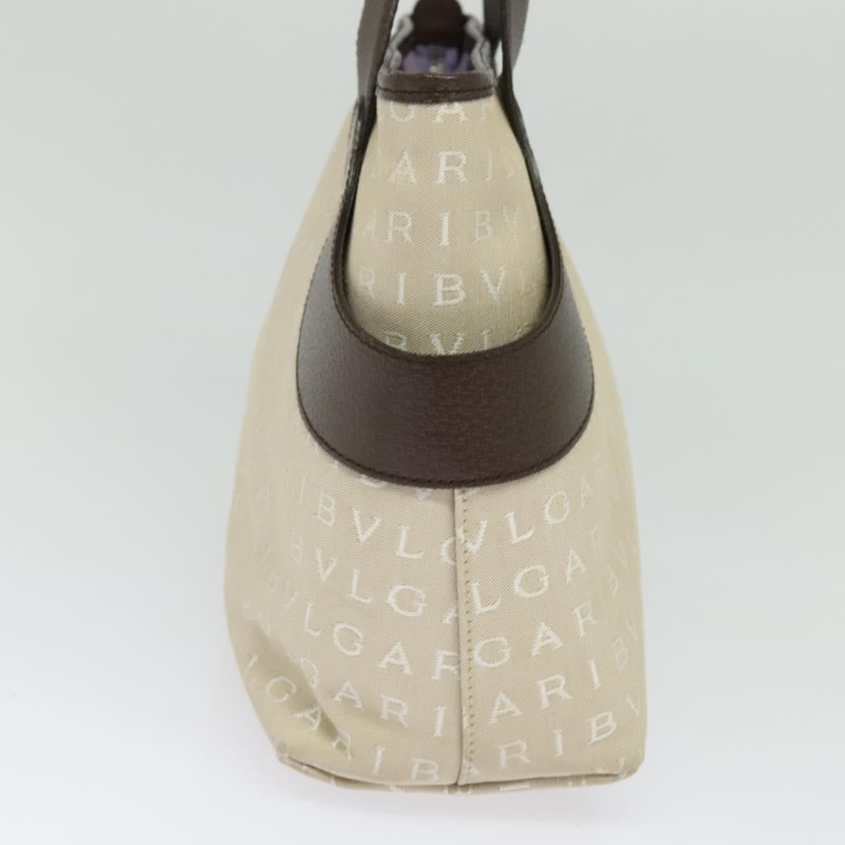 Bvlgari B.Zero1 Logomania Bag Canvas with Leather, BEIGE, CANVAS, Tote bag