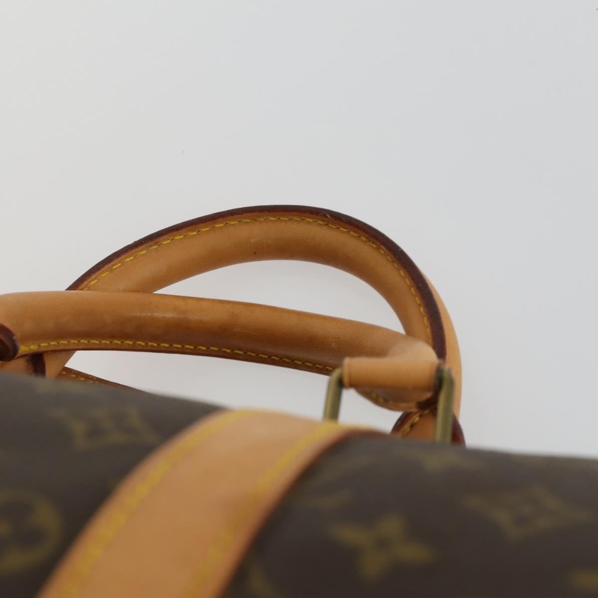 Louis Vuitton Keepall Bag Monogram Canvas, BROWN, CANVAS, Travel bag