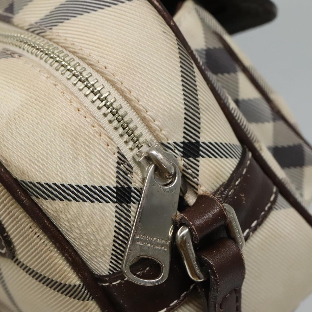 Burberry Nova Check Blue Label Nylon, BEIGE, NYLON, Shoulder bag