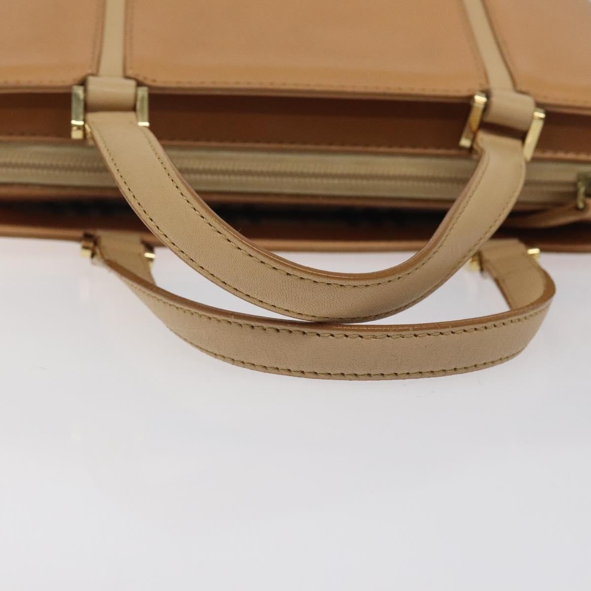 Burberry Vintage Handbag Leather, BEIGE, LEATHER, Handbag