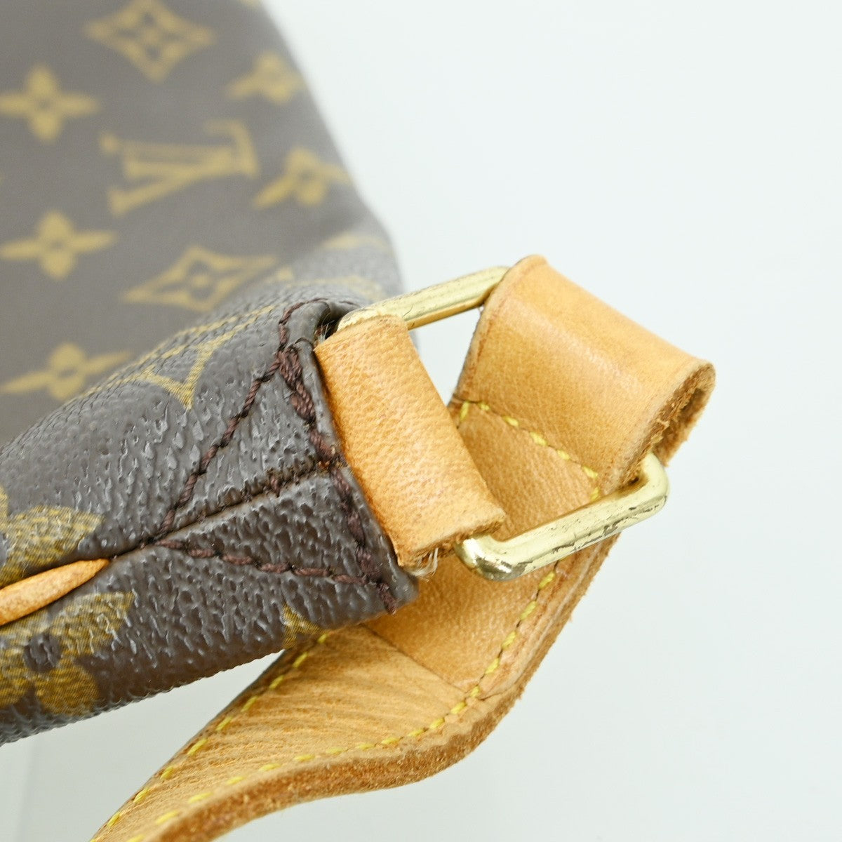 Louis Vuitton Musette Salsa Handbag Monogram Canvas, BROWN, CANVAS, Shoulder bag