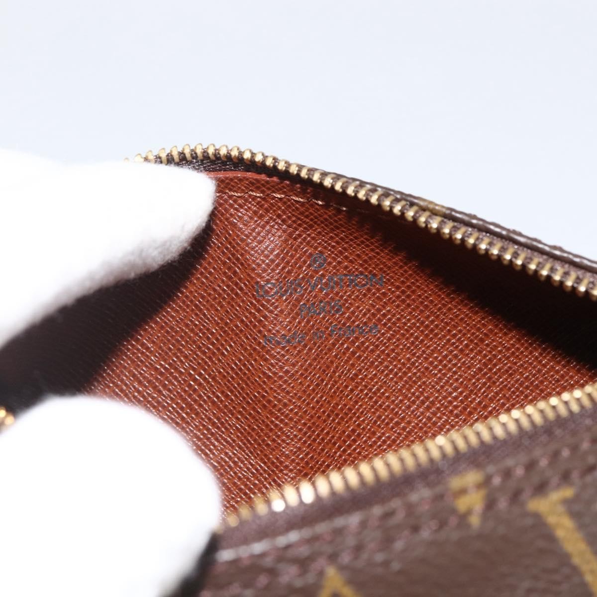 Louis Vuitton Papillon Pochette Monogram Canvas, BROWN, CANVAS, Clutche & pouche