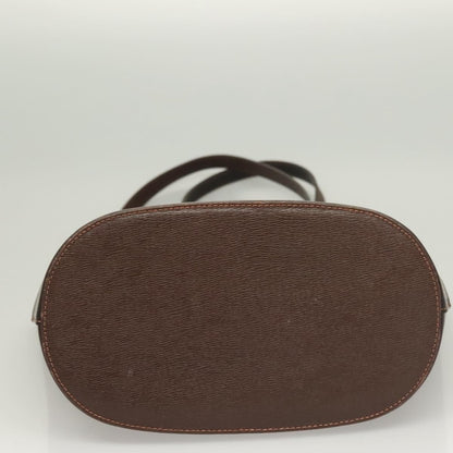 Burberry Handle Tote Leather, BROWN, LEATHER, Tote bag