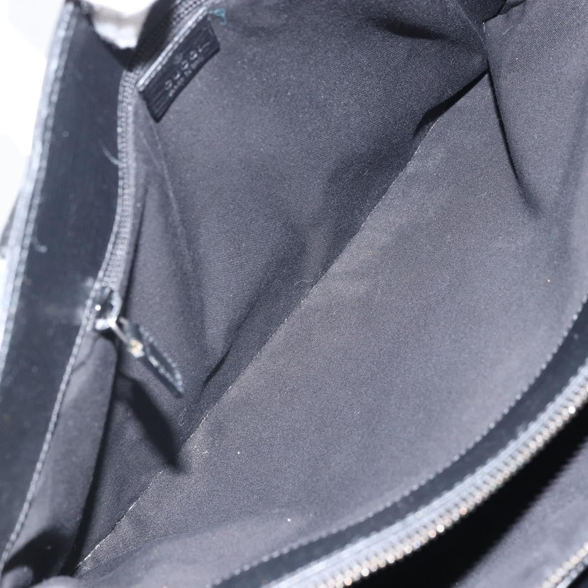 Gucci Vintage Handbag Leather, BLACK, LEATHER, Handbag