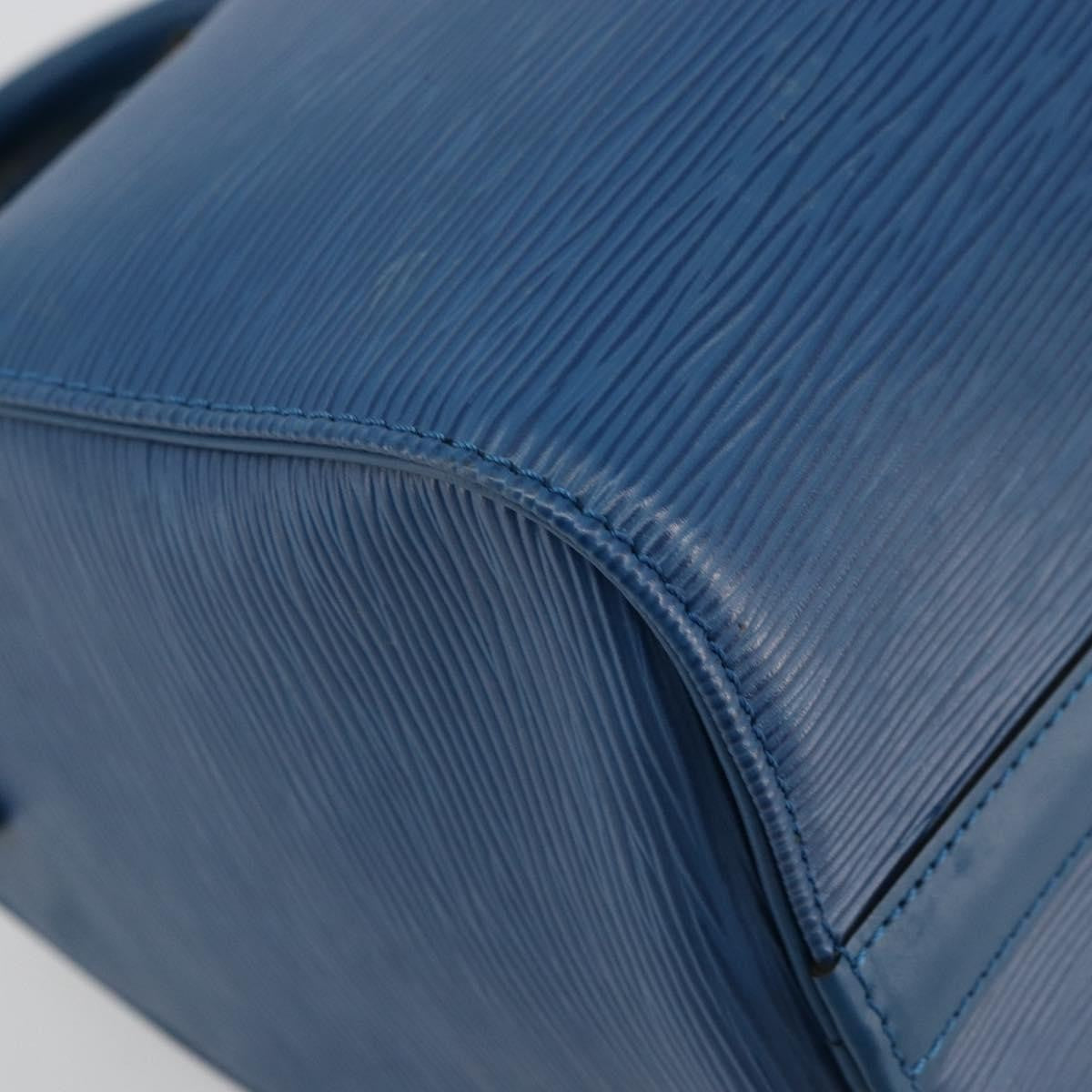 Louis Vuitton Speedy Handbag Epi Leather, Blue, Leather, Handbag