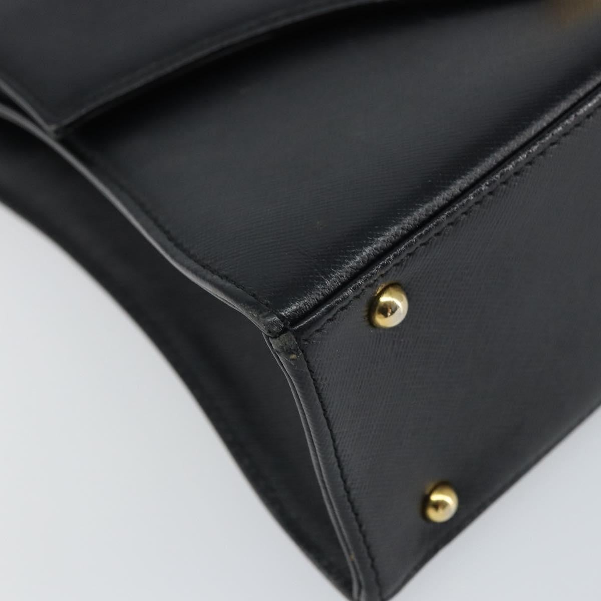 Givenchy Vintage Handbag Leather, BLACK, LEATHER, Handbag
