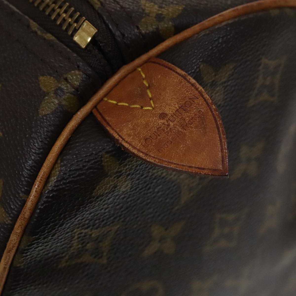 Louis Vuitton Keepall Bag Monogram Canvas, BROWN, CANVAS, Travel bag