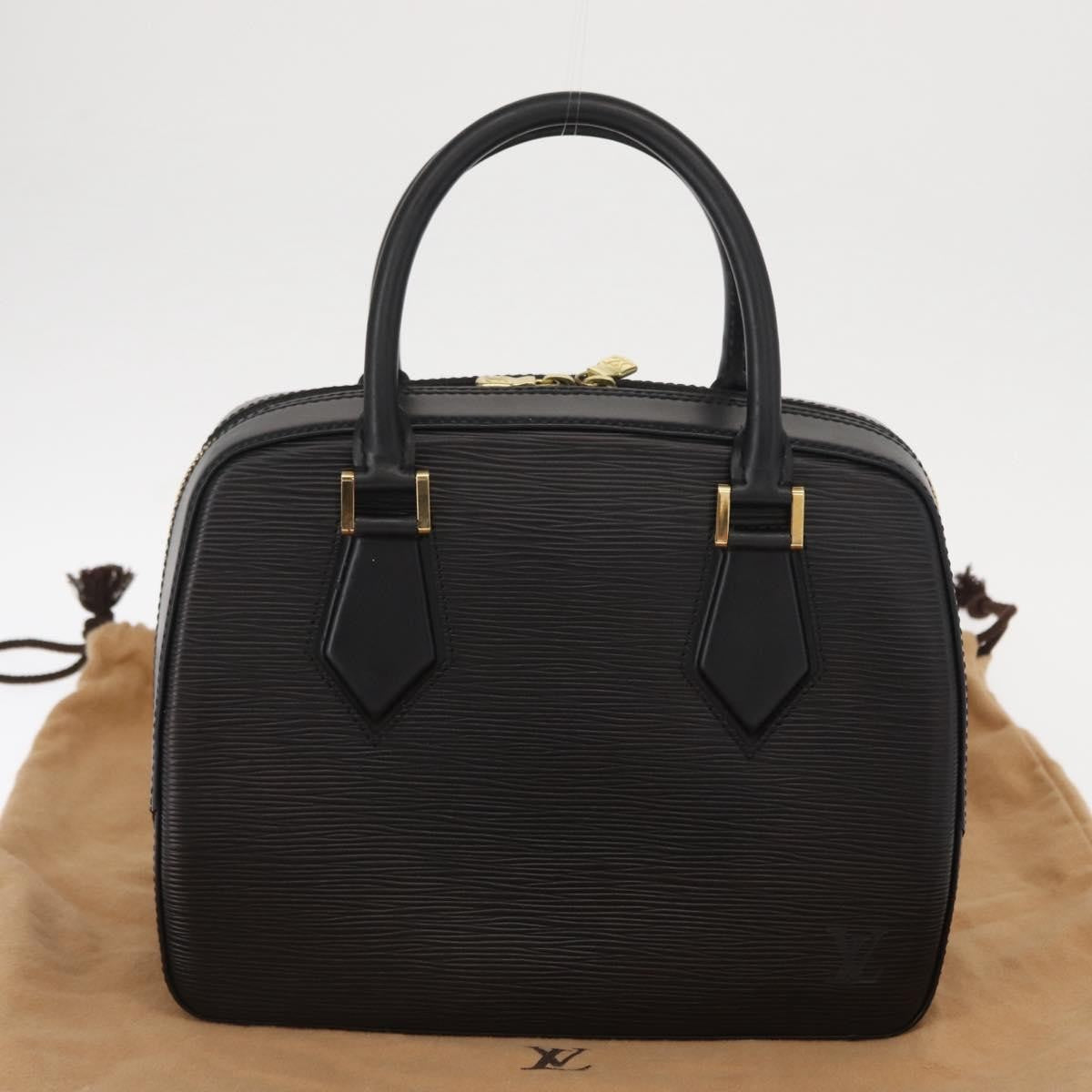 Louis Vuitton Sablons Handbag Epi Leather, Black, Leather, Handbag