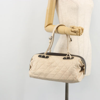 Chanel Matelassé Lambskin leather, Neutral, Leather, Handbag