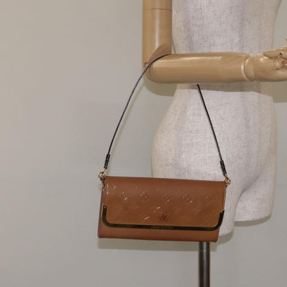 Louis Vuitton Rossmore Handbag Monogram Vernis, BROWN, PATENT_LEATHER, Shoulder bag