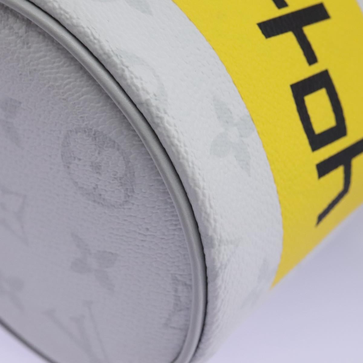 Louis Vuitton Chalk Nano Bag Limited Edition Logo Story Monogram Canvas, Gray, Canvas, Clutch
