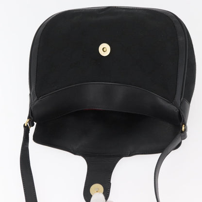 Gucci Sherry line shoulder bag Canvas, Black, Canvas, Shoulder Bag