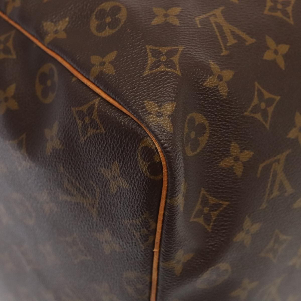 Louis Vuitton Keepall Bag Monogram Canvas, BROWN, CANVAS, Travel bag