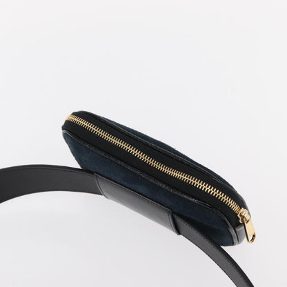 Gucci Ophidia Belt Bag Suede, NAVY, SUEDE, Shoulder bag