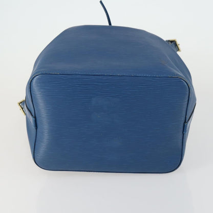 Louis Vuitton Petit Noe Handbag Epi Leather, BLUE, LEATHER, Shoulder bag