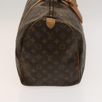 Louis Vuitton Keepall Bag Monogram Canvas, BROWN, CANVAS, Travel bag