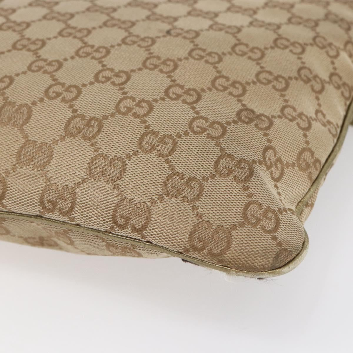 Gucci Jolicoeur Messenger Bag GG Canvas, BEIGE, CANVAS, Shoulder bag