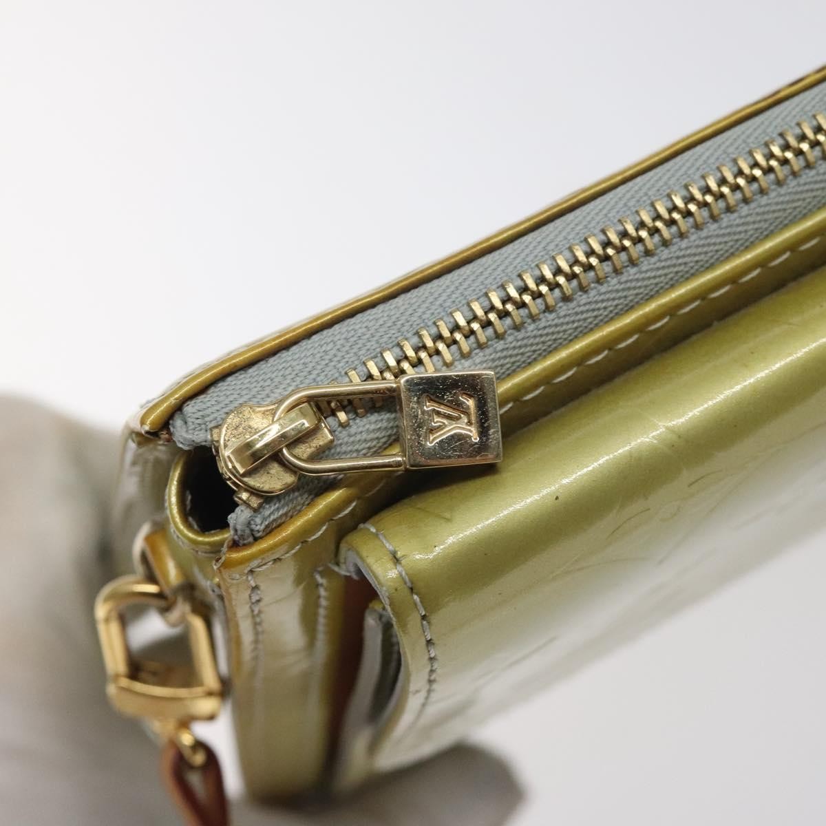 Louis Vuitton Mott Handbag Monogram Vernis, BEIGE, PATENT_LEATHER, Clutche & pouche