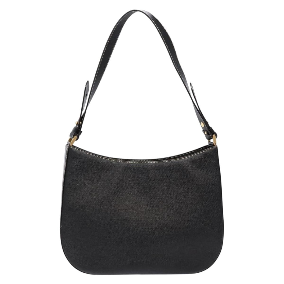 Burberry Shoulder Bag Leather, BLACK, LEATHER, Shoulder bag