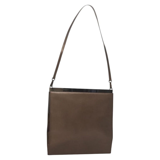 Gucci Vintage Shoulder Bag Leather, BROWN, LEATHER, Shoulder bag