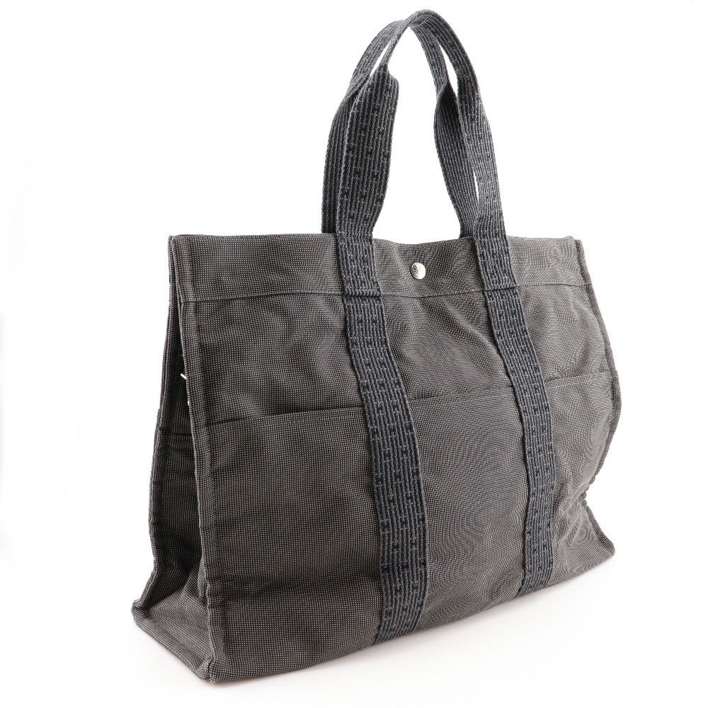Hermes Fourre-tout Herline Fourre-tout Herline, GRAY, CANVAS, Tote bag