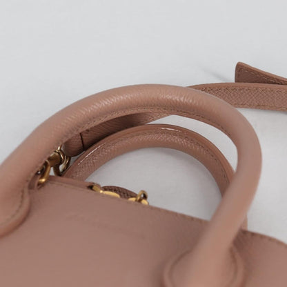 Balenciaga Logo Ville Bag Leather, PINK, LEATHER, Handbag