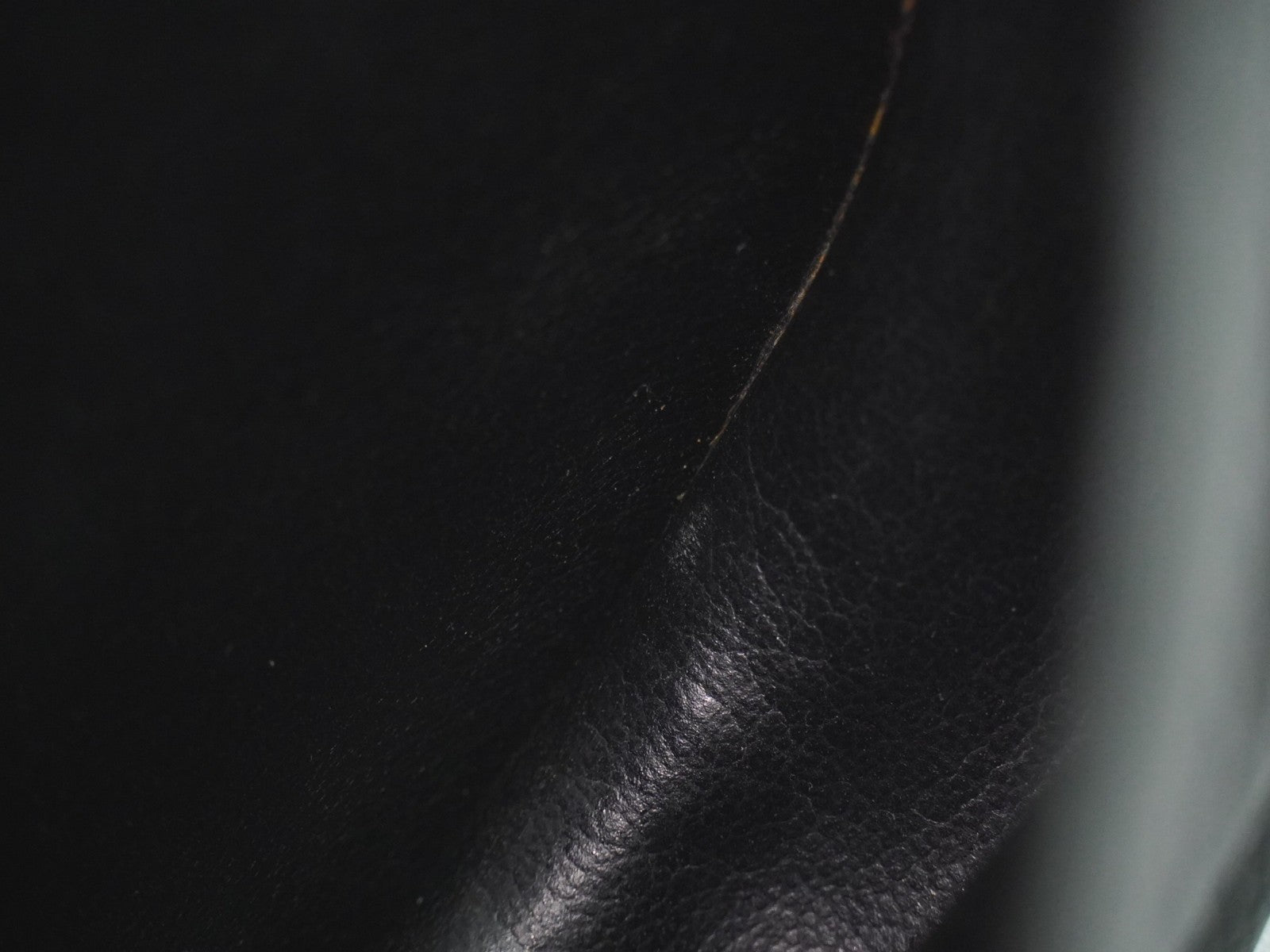 Christian Dior Vintage Shoulder Bag Leather, Black, Leather, Shoulder Bag