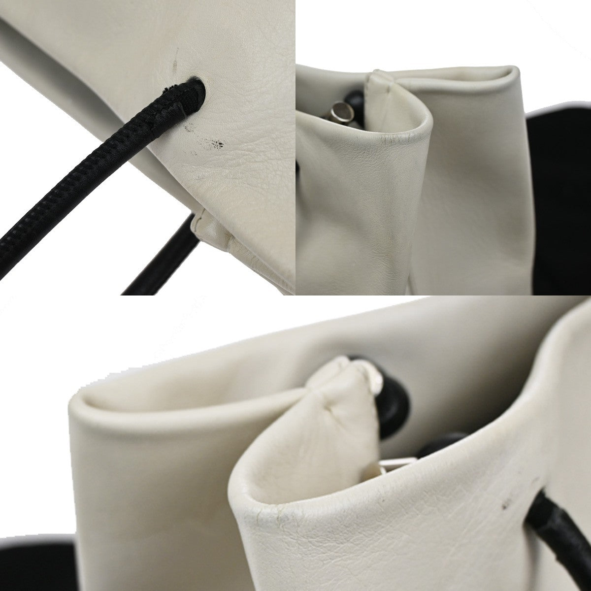 Chanel Essential 31 Rue Cambon Shopping Tote Leather, WHITE, LEATHER, Tote bag