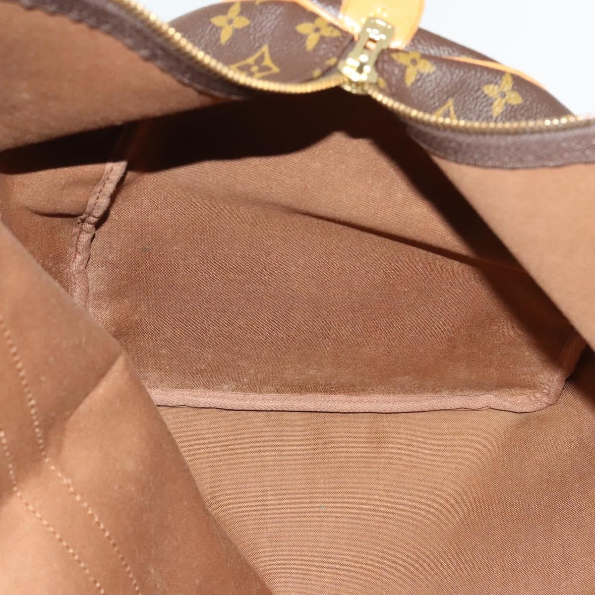 Louis Vuitton Keepall Bag Monogram Canvas, BROWN, CANVAS, Travel bag