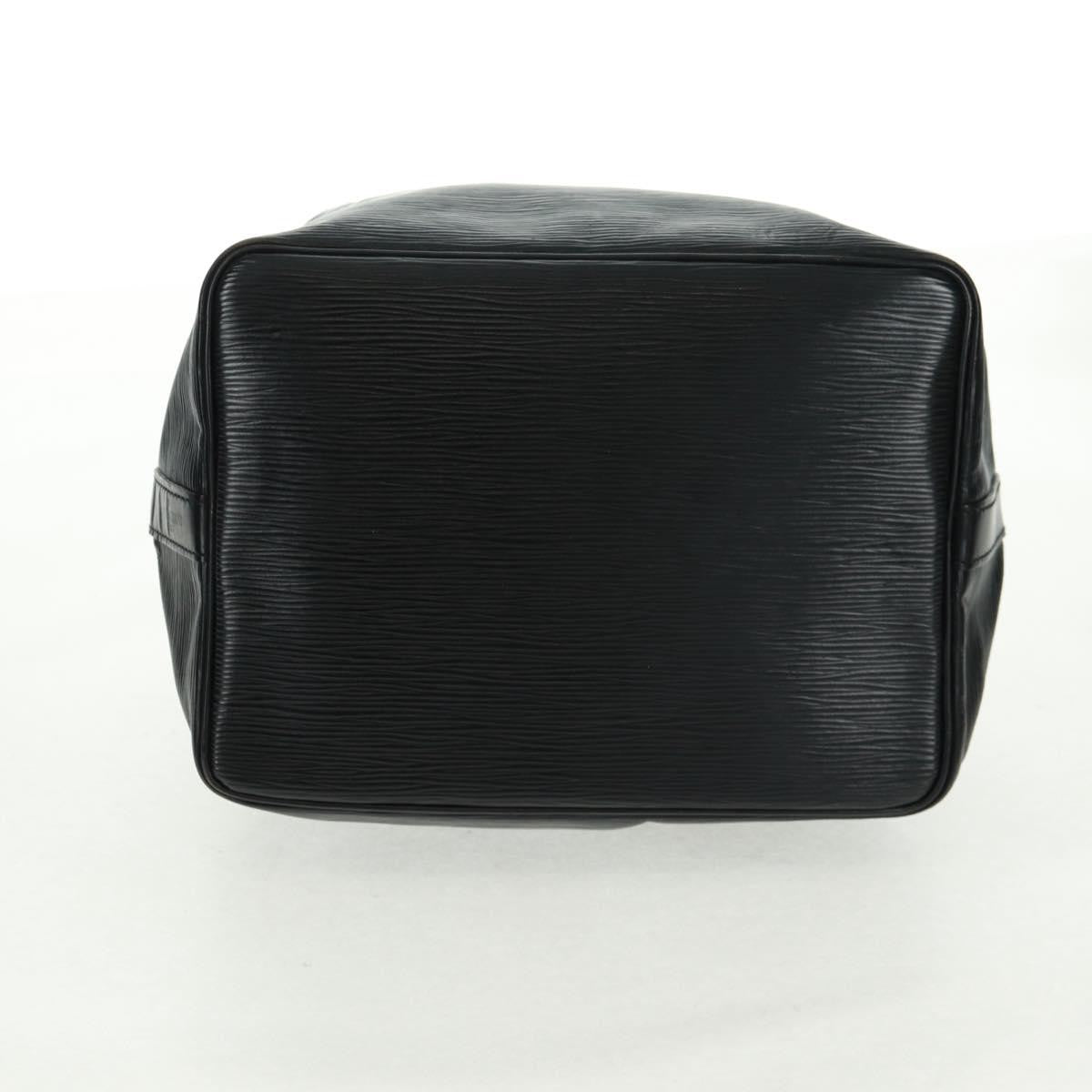 Louis Vuitton Petit Noe Handbag Epi Leather, BLACK, LEATHER, Shoulder bag