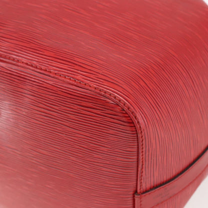 Louis Vuitton Petit Noe Handbag Epi Leather, RED, LEATHER, Shoulder bag