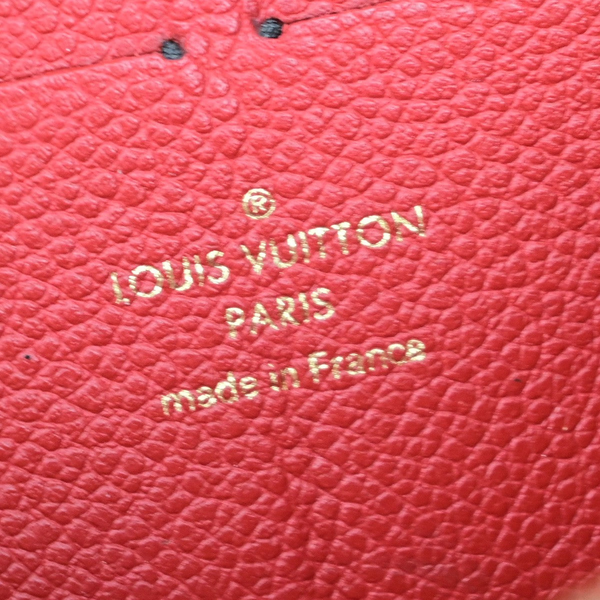 Louis Vuitton Portefeuille zippy Monogramme Empreinte Monogramme Empreinte, RED, LEATHER, Wallets