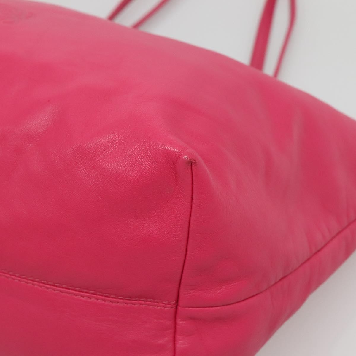 Loewe Anagram Tote Leather, PINK, LEATHER, Tote bag