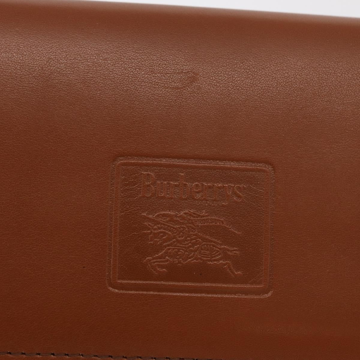 Burberry Vintage Shoulder Bag Leather, BROWN, LEATHER, Shoulder bag